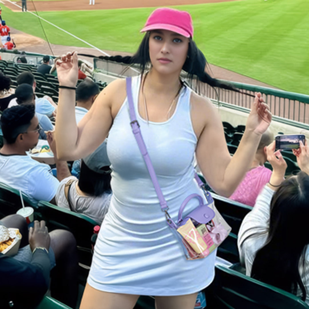 Clear Stadium Approved Crossbody Handbags For Concerts Sports Events