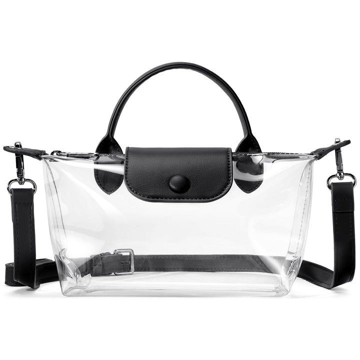 Clear Stadium Approved Crossbody Handbags For Concerts Sports Events