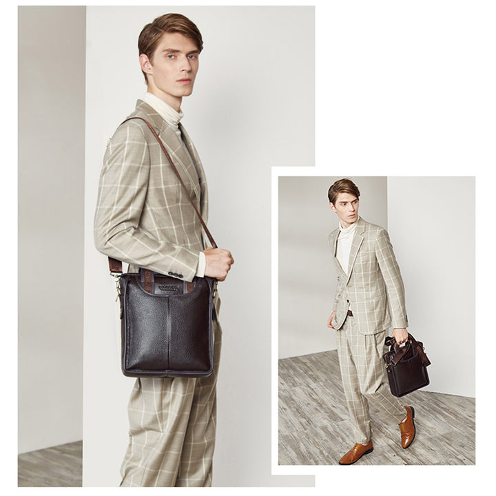 Royal Retro Designer Vertical Leather Crossbody Bag