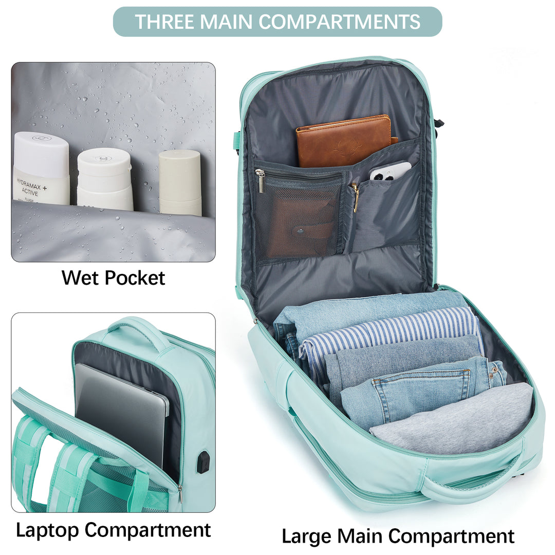 Stilvoller und funktionaler Fashion-Rucksack für Damen – wasserdicht und flugtauglich 