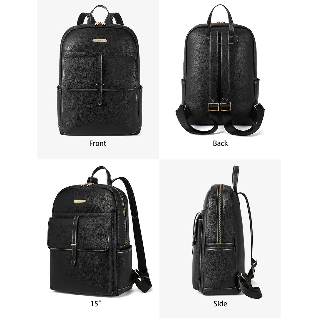 Vallis Professionelle Computertasche aus Leder für Damen 