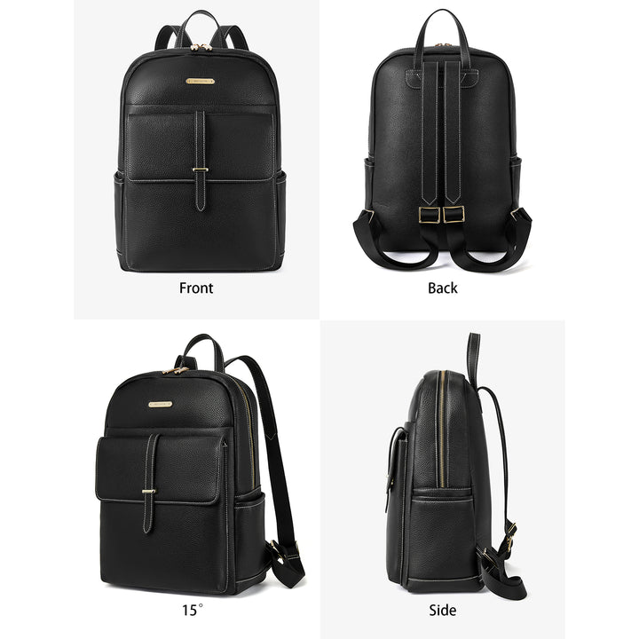 Vallis Professionelle Computertasche aus Leder für Damen 
