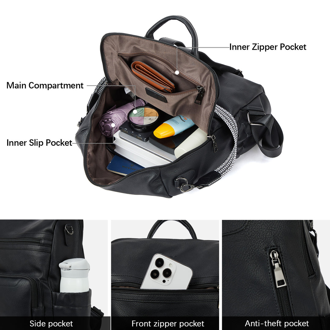 Nombongo Large Convertible Backpack Travel Bag - Two Sizes