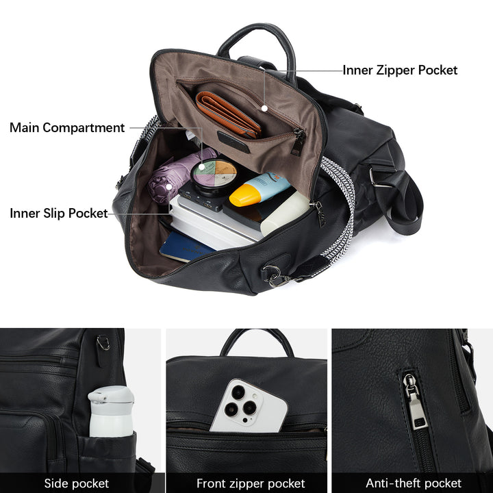 Nombongo Large Convertible Backpack Travel Bag - Two Sizes