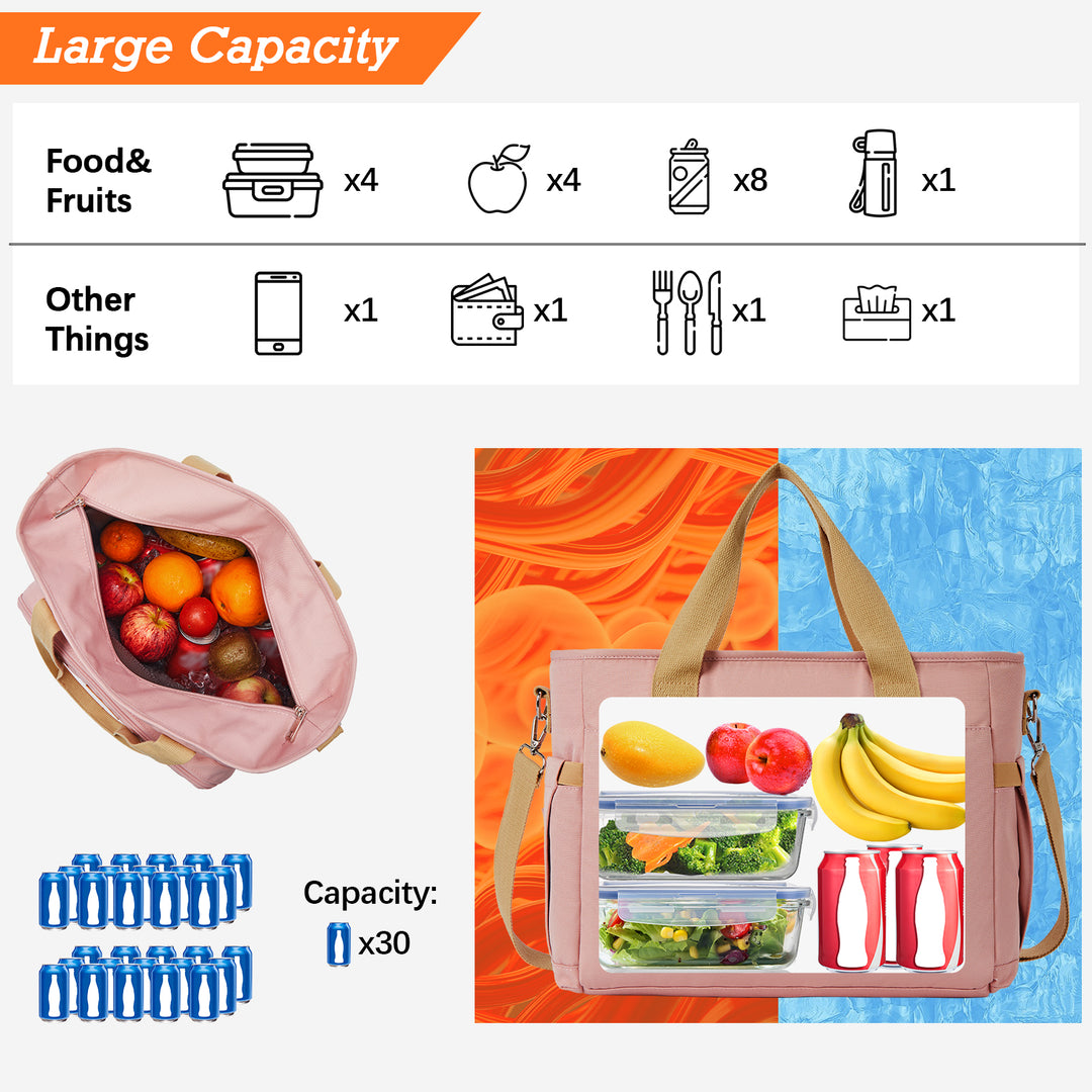 Insulated Soft Cooler Bag 13L Large Lunch Bag