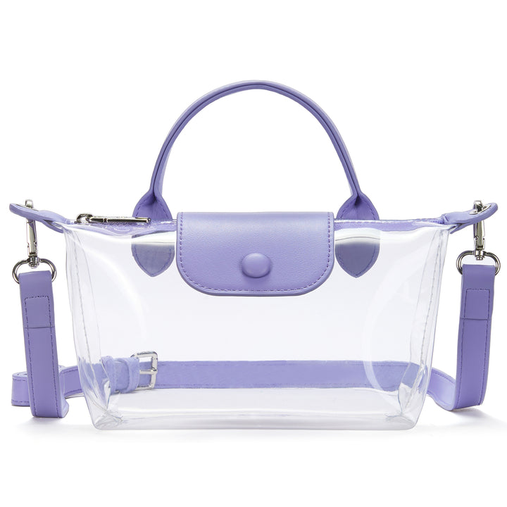 Clear Stadium Approved Crossbody Handbags For Concerts Sports Events