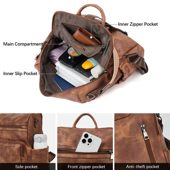 Nombongo Large Convertible Backpack Travel Bag - Two Sizes