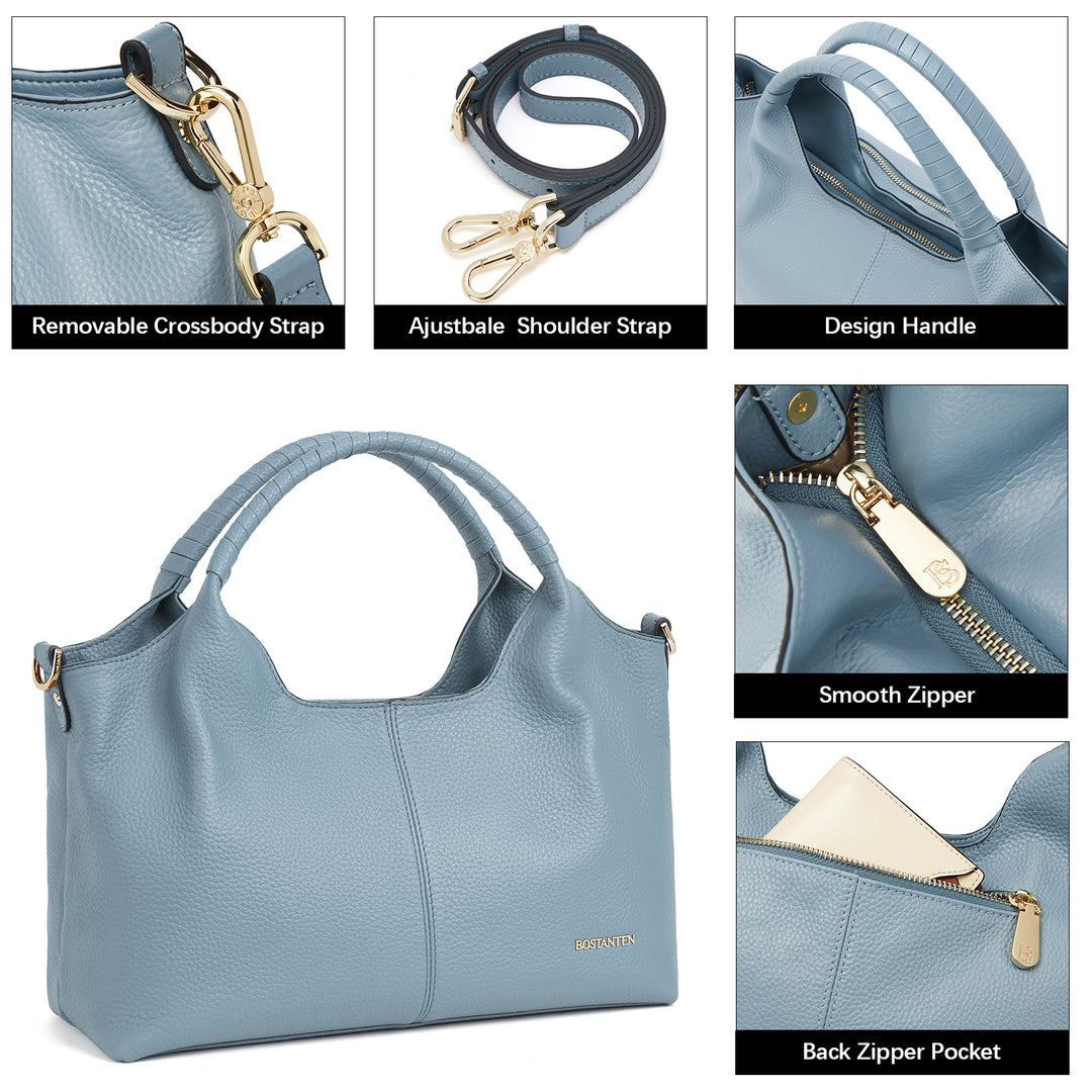Nevin Genuine Leather Satchel Tote