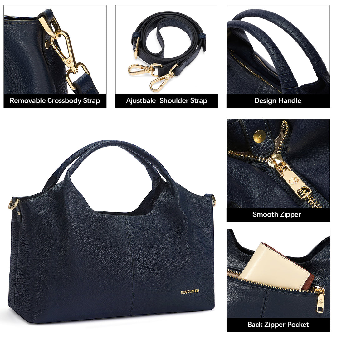 Nevin Genuine Leather Satchel Tote