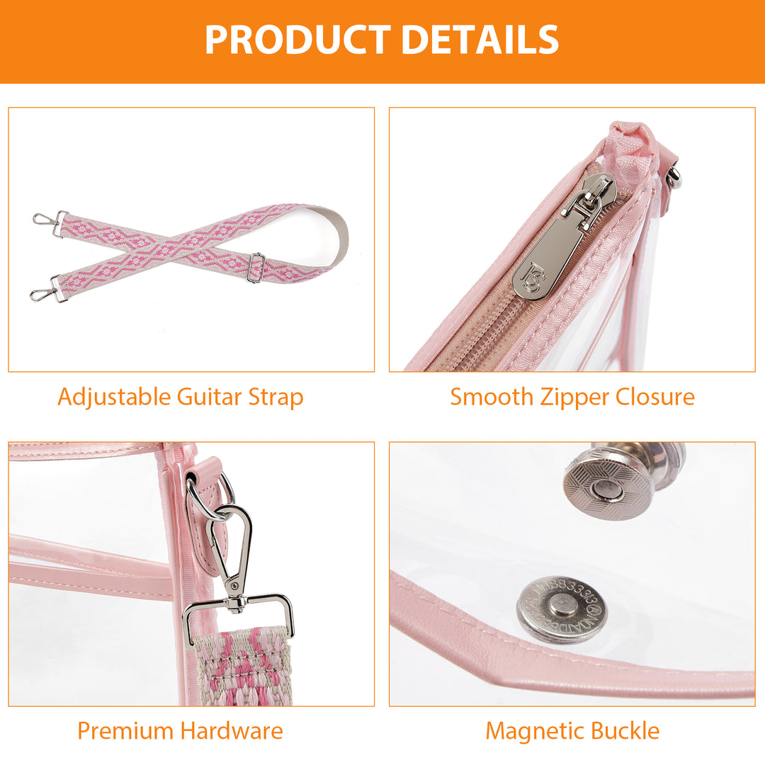 Nola Stadium Approved Clear Concert Bags for Women