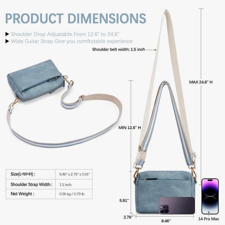 Nola Keep Your Essentials Organized with a Triple Zip Cell Phone Leather Handbag