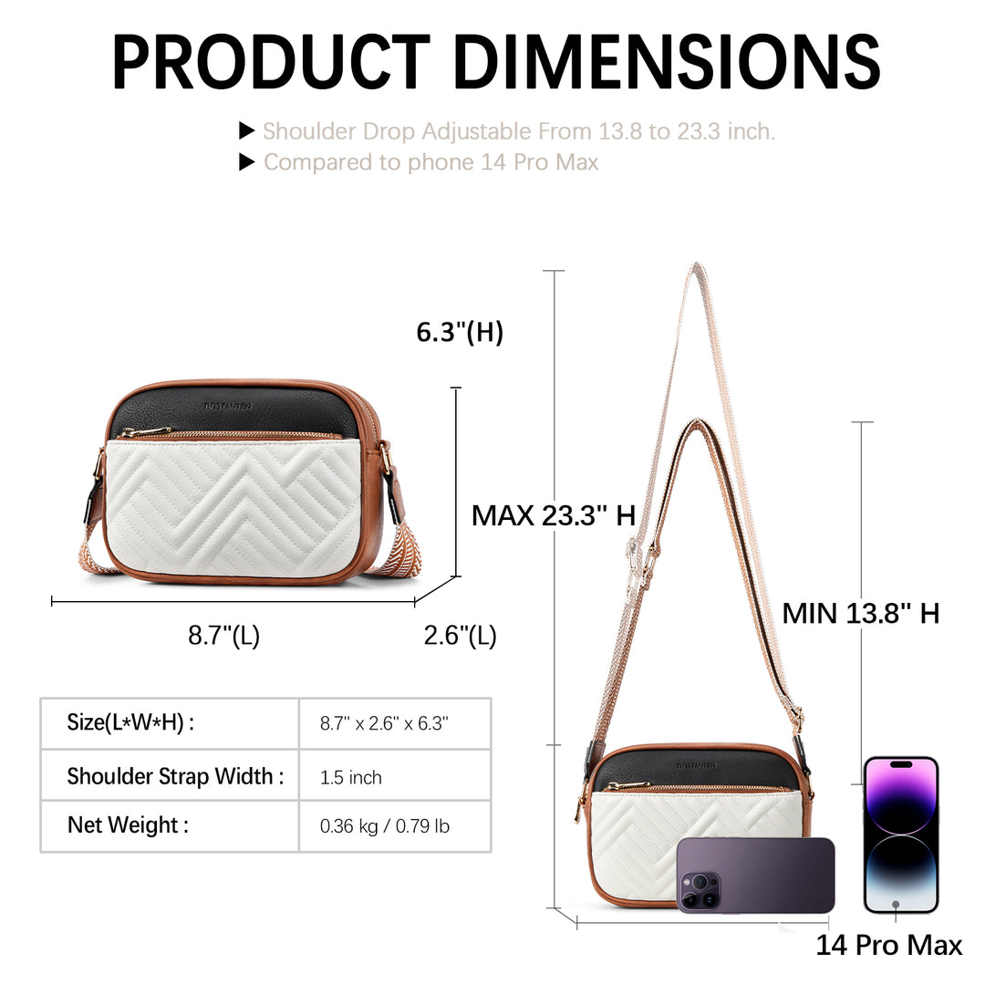 Nola Stylish Quilted Crossbody Bag for Women