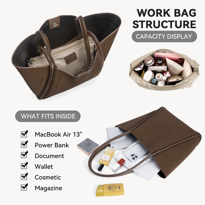 Claire Lightweight Designer Tote – Sleek & Fashion-Forward