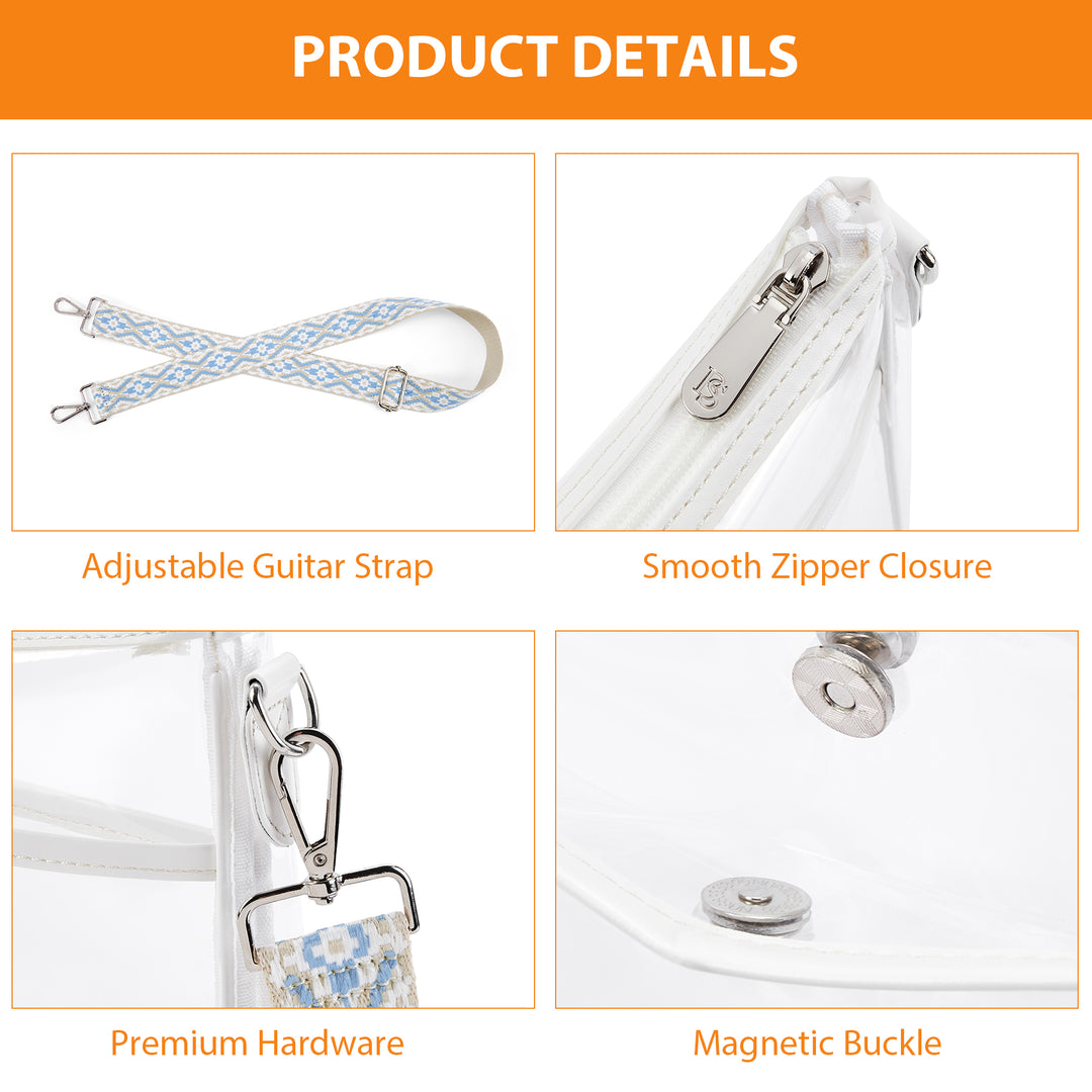 Nola Stadium Approved Clear Concert Bags for Women