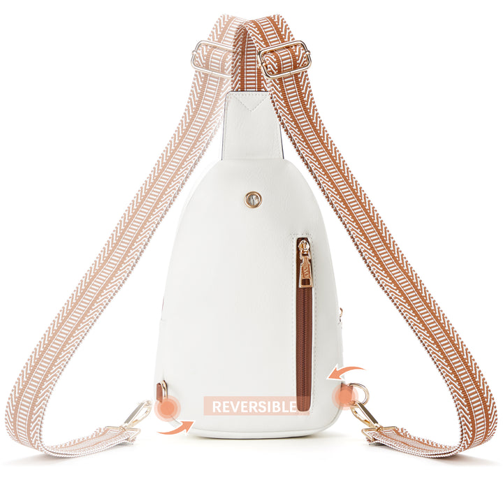 Aurora Beige Street Casual Trapeze Sling Bag