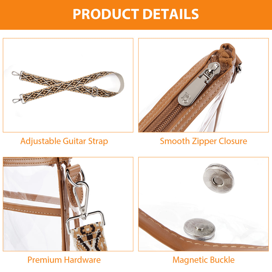 Nola Stadium Approved Clear Concert Bags for Women