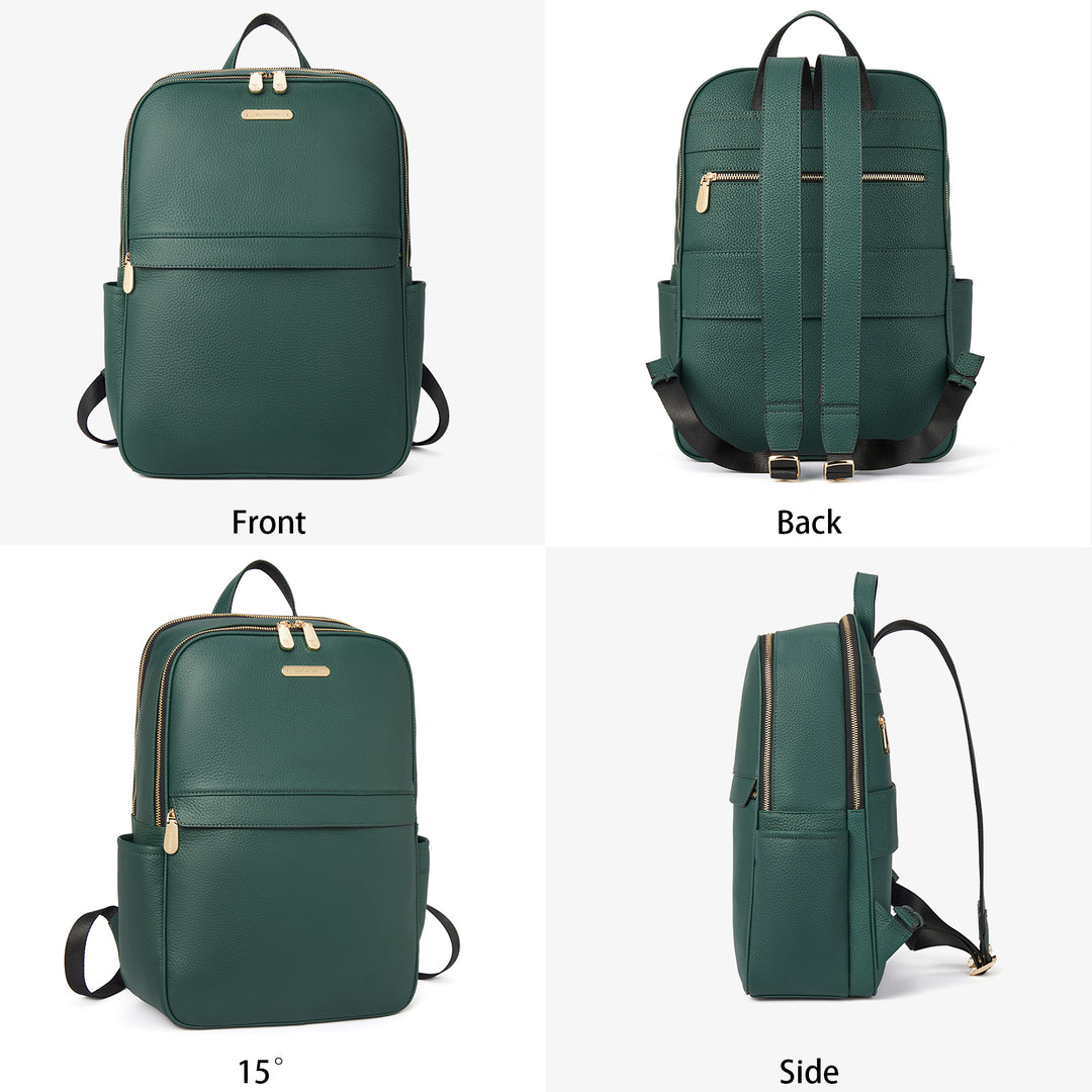 Laptop Backpack for Women - Premium Leather