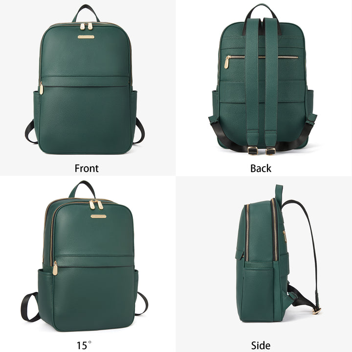 Laptop Backpack for Women - Premium Leather
