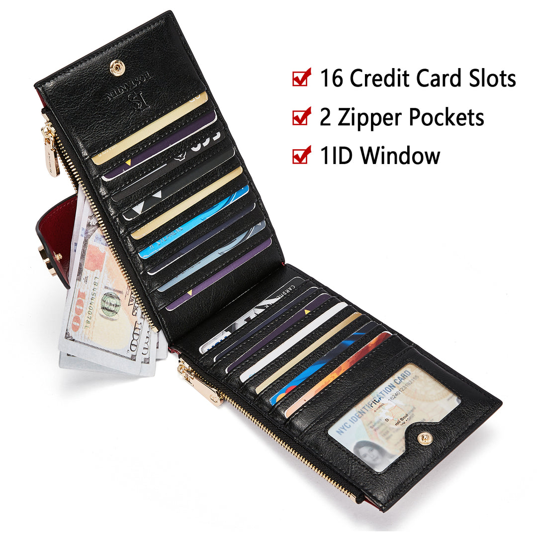 Lomy Leather Slim Wallet — Bifold Purse