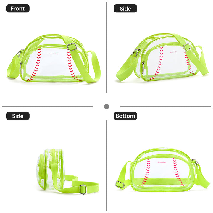 Clear Baseball Stitch Crossbody – Baseball Fans Gifts