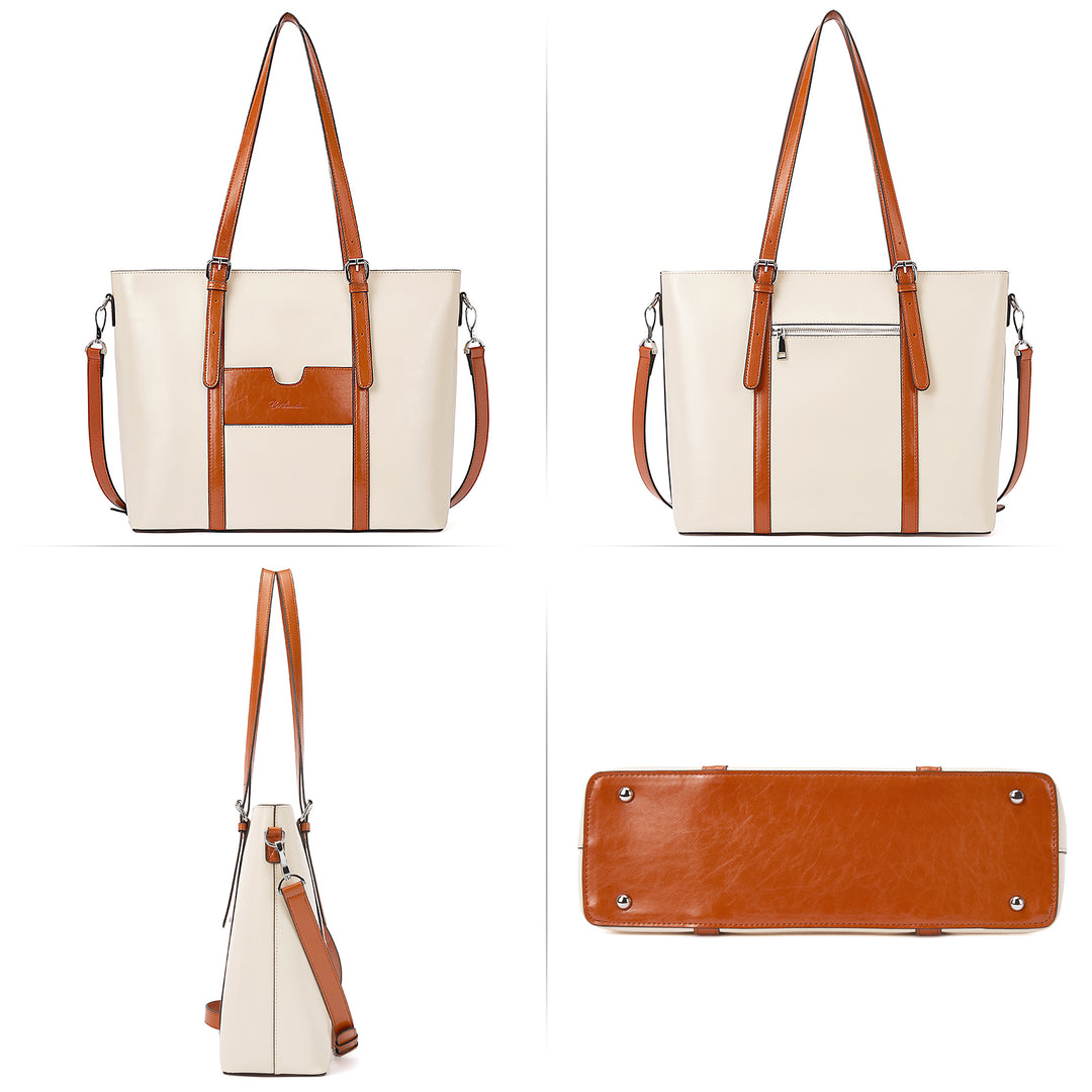 Carol Women Briefcase - Vintage Tote
