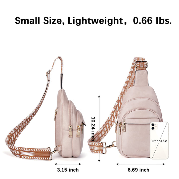 Aurora Beige Street Casual Trapeze Sling Bag