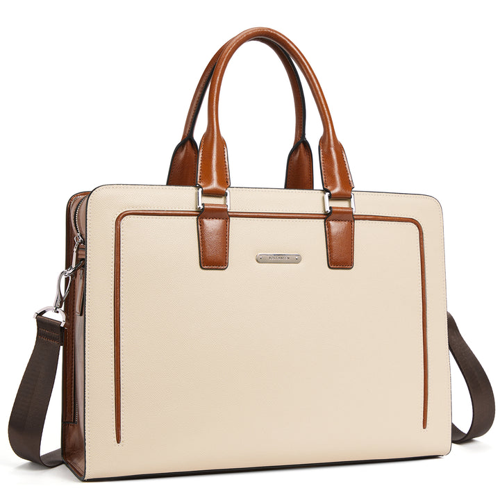 Carol Designer Briefcase For Women — Italian Leather