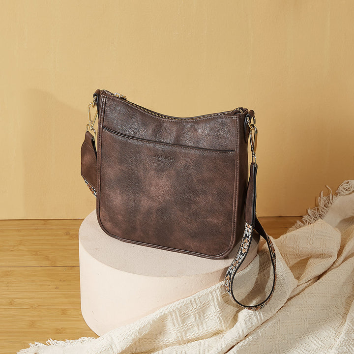 Nola Colorful straps Medium Hobo Crossbody Bag