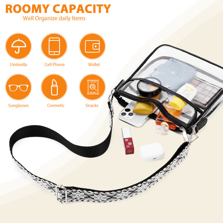 Nola Stadium Approved Clear Concert Bags for Women