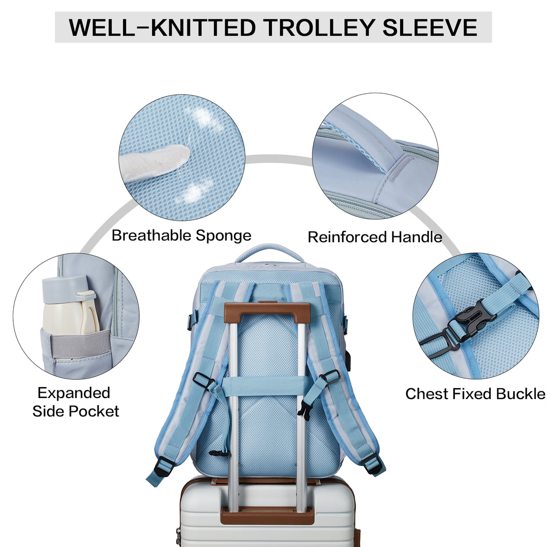 Stilvoller und funktionaler Fashion-Rucksack für Damen – wasserdicht und flugtauglich 
