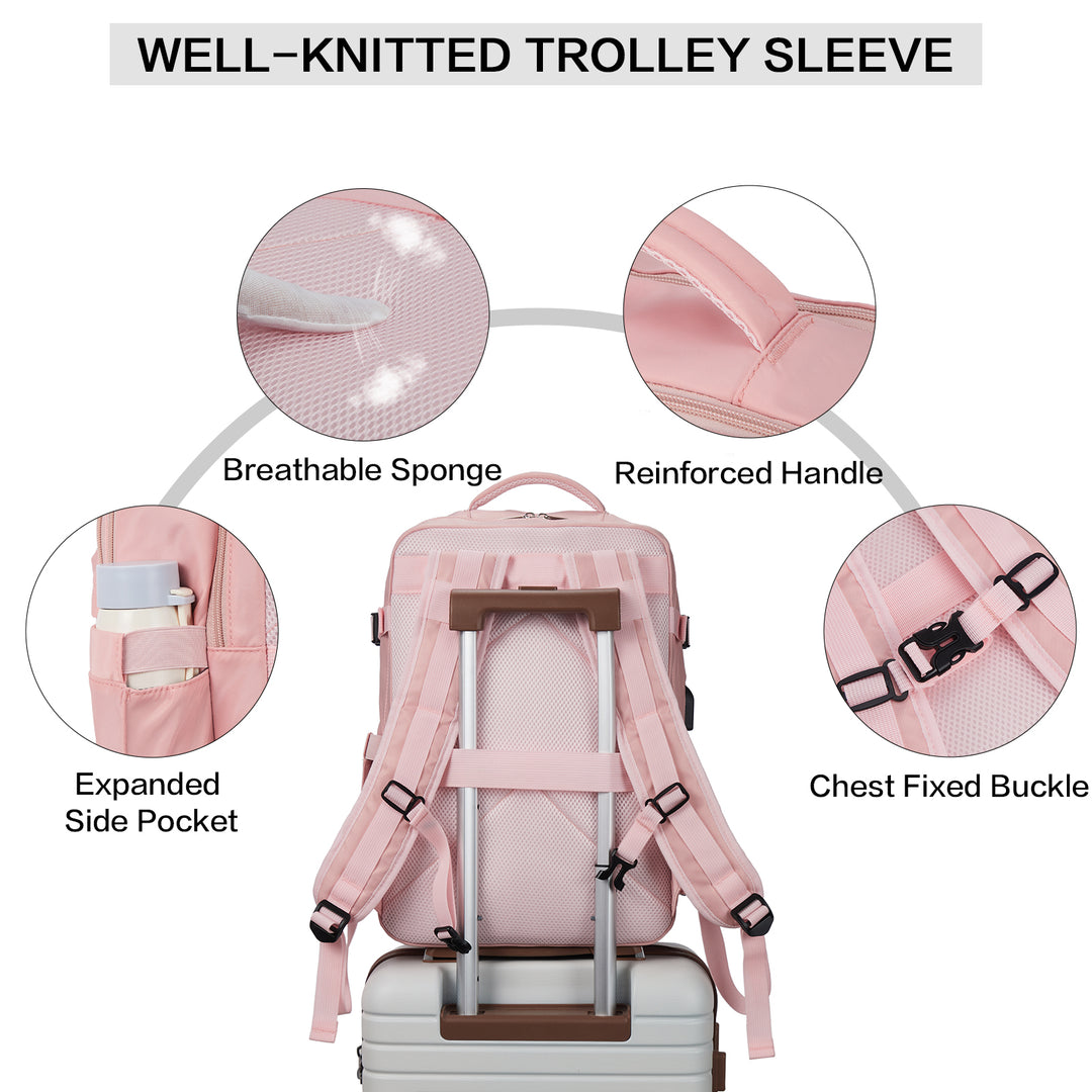 Stilvoller und funktionaler Fashion-Rucksack für Damen – wasserdicht und flugtauglich 