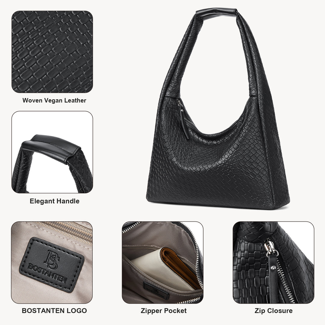 KWELI Croc Structured Curved Hobo Handbags