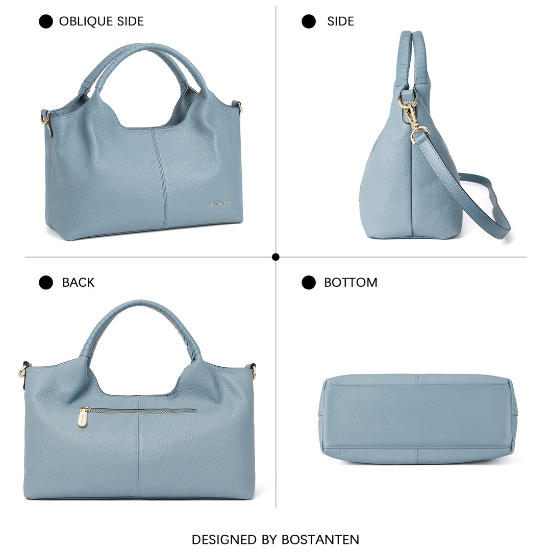 Nevin Genuine Leather Satchel Tote