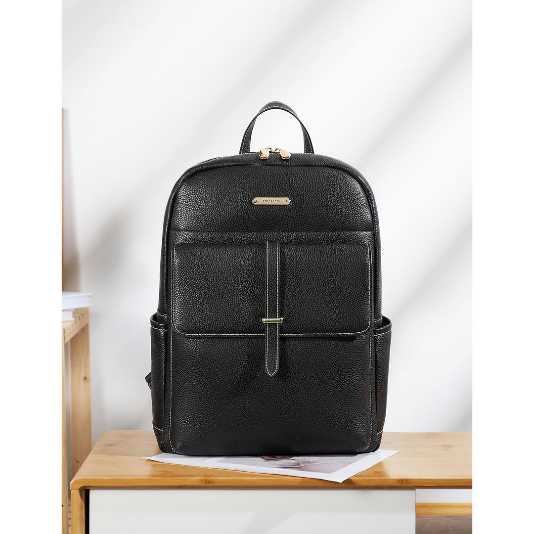 Vallis Professionelle Computertasche aus Leder für Damen 