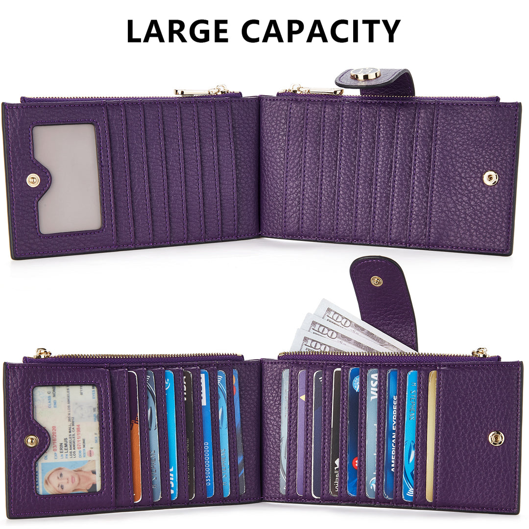 Lomy Leather Slim Wallet — Bifold Purse