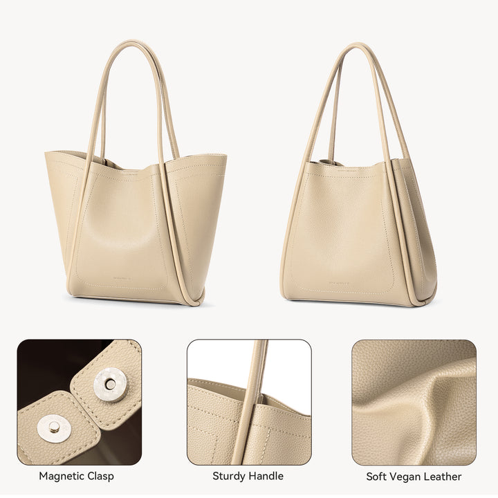 Claire Lightweight Designer Tote – Sleek & Fashion-Forward