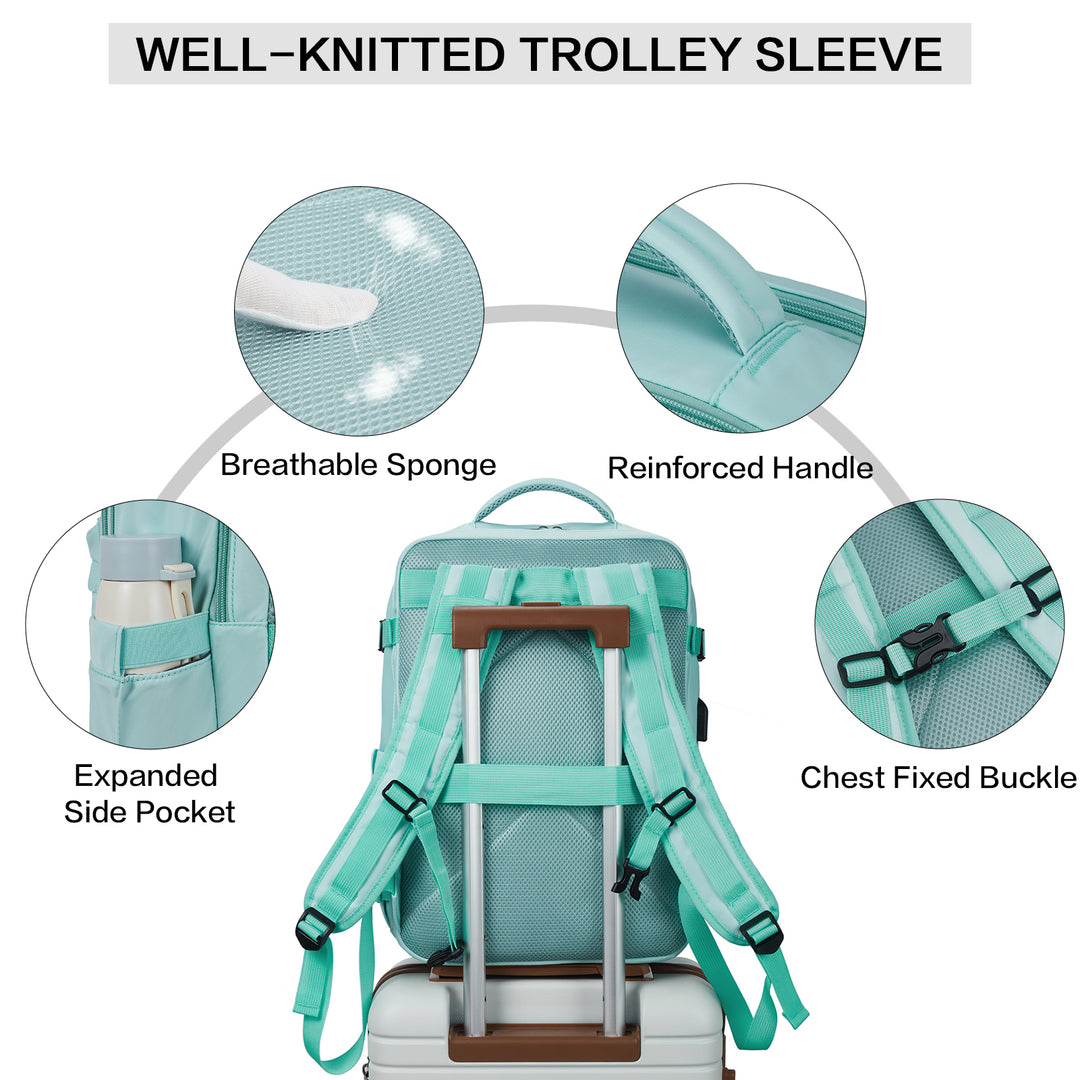 Stilvoller und funktionaler Fashion-Rucksack für Damen – wasserdicht und flugtauglich 