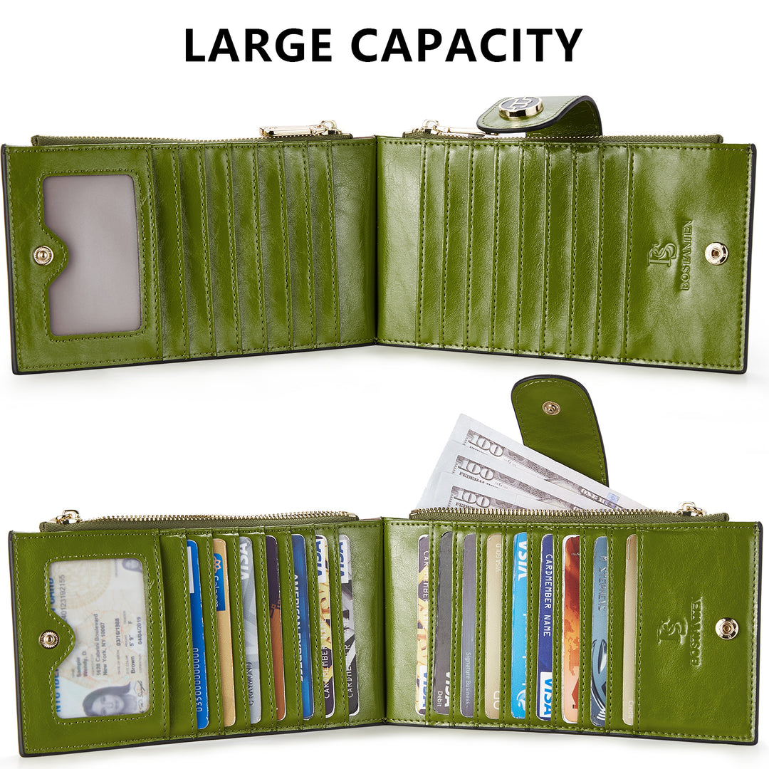 Lomy Leather Slim Wallet — Bifold Purse