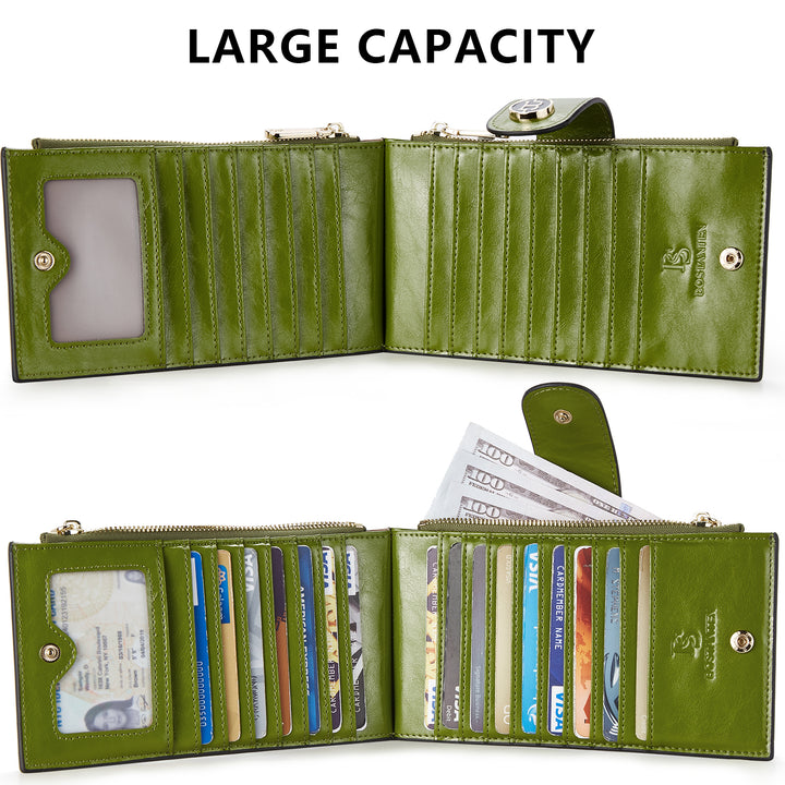 Lomy Leather Slim Wallet — Bifold Purse