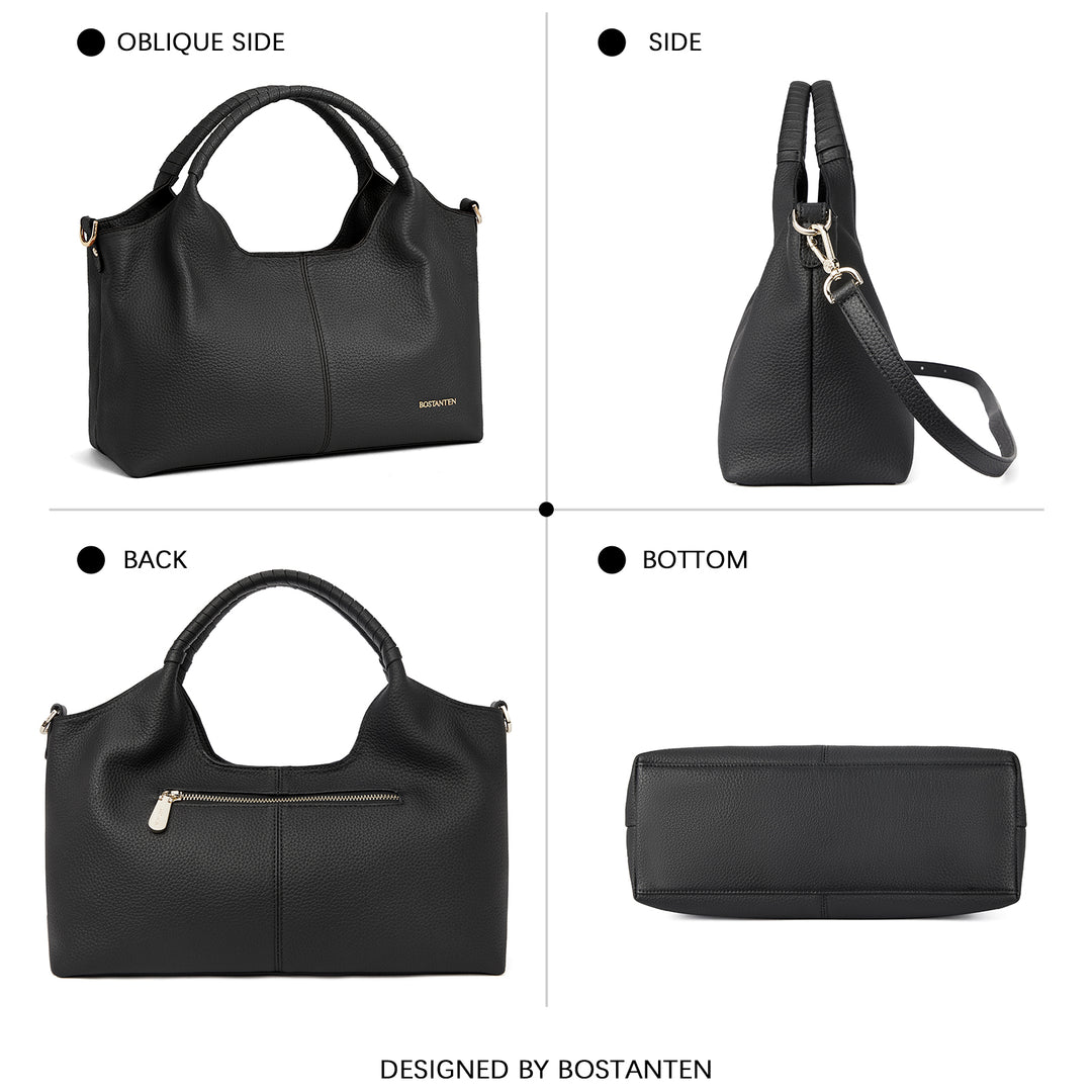 Nevin Genuine Leather Satchel Tote