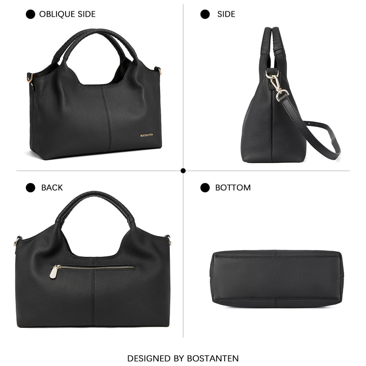 Nevin Genuine Leather Satchel Tote