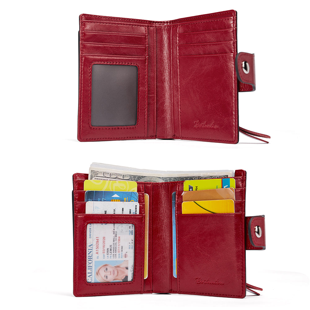 Lnna Hand Tooled Leather Wallet - Genuine Leather