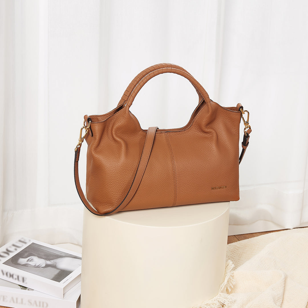 Nevin Genuine Leather Satchel Tote