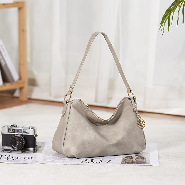 Kweli Hobo Shoulder Handbag - Pebble Leather