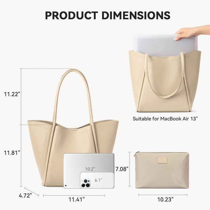 Claire Lightweight Designer Tote – Sleek & Fashion-Forward