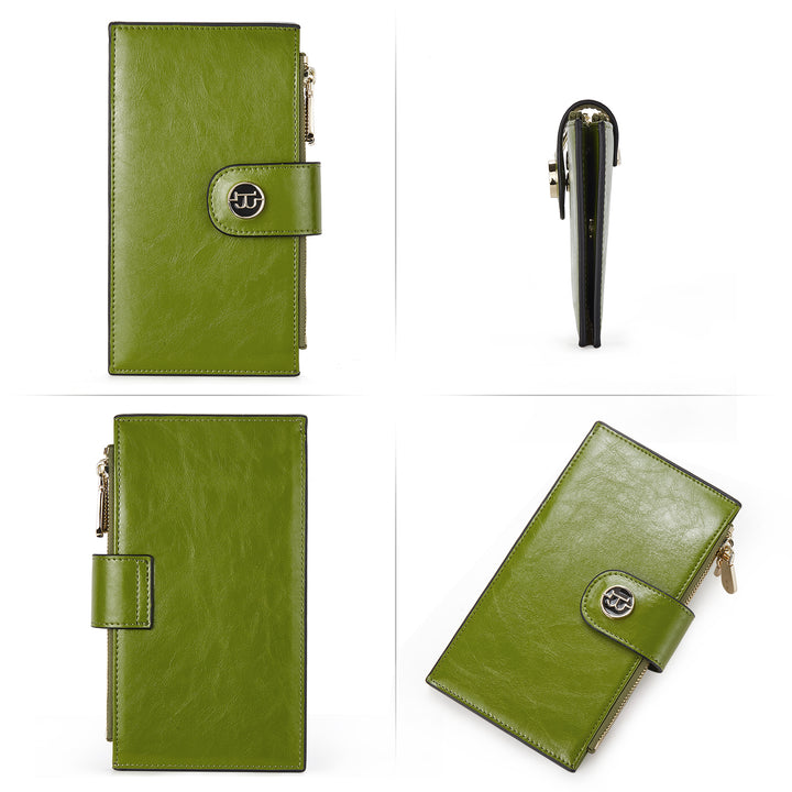 Lomy Leather Slim Wallet — Bifold Purse