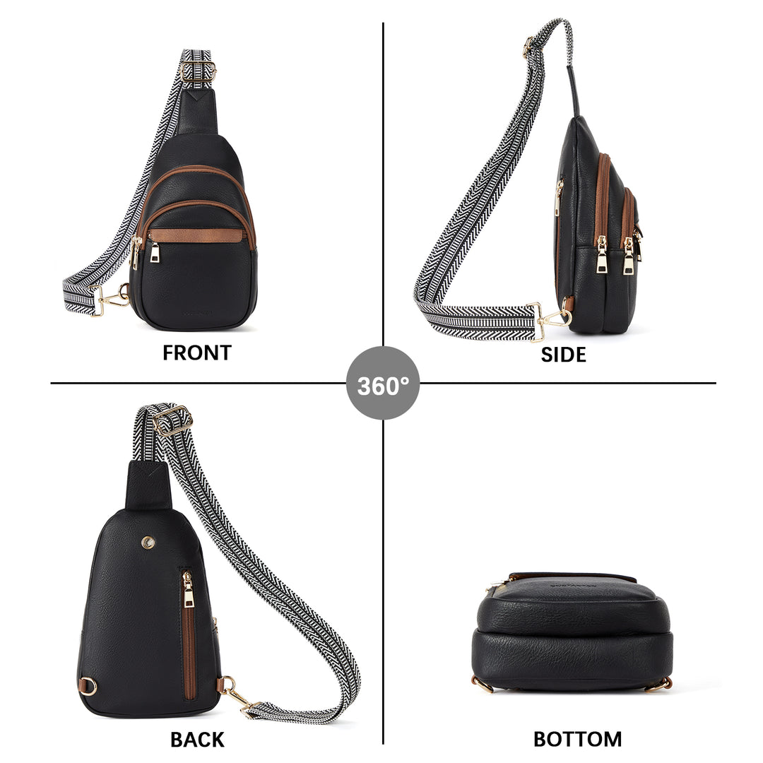 Aurora Beige Street Casual Trapeze Sling Bag