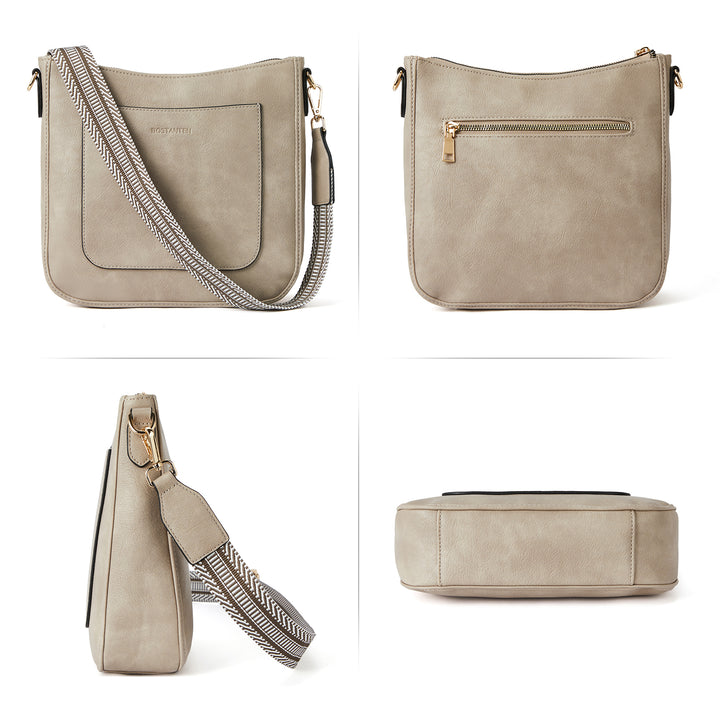 Nola Reversible Boho Straps Vegan Leather Hobo Handbags