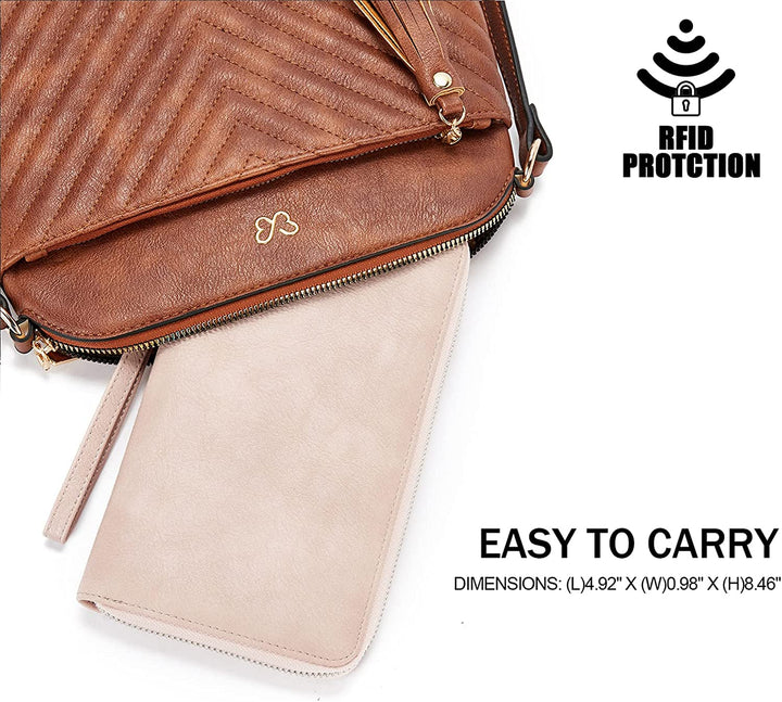 Rozenn Wallets With Checkbook Holder —— Zipper
