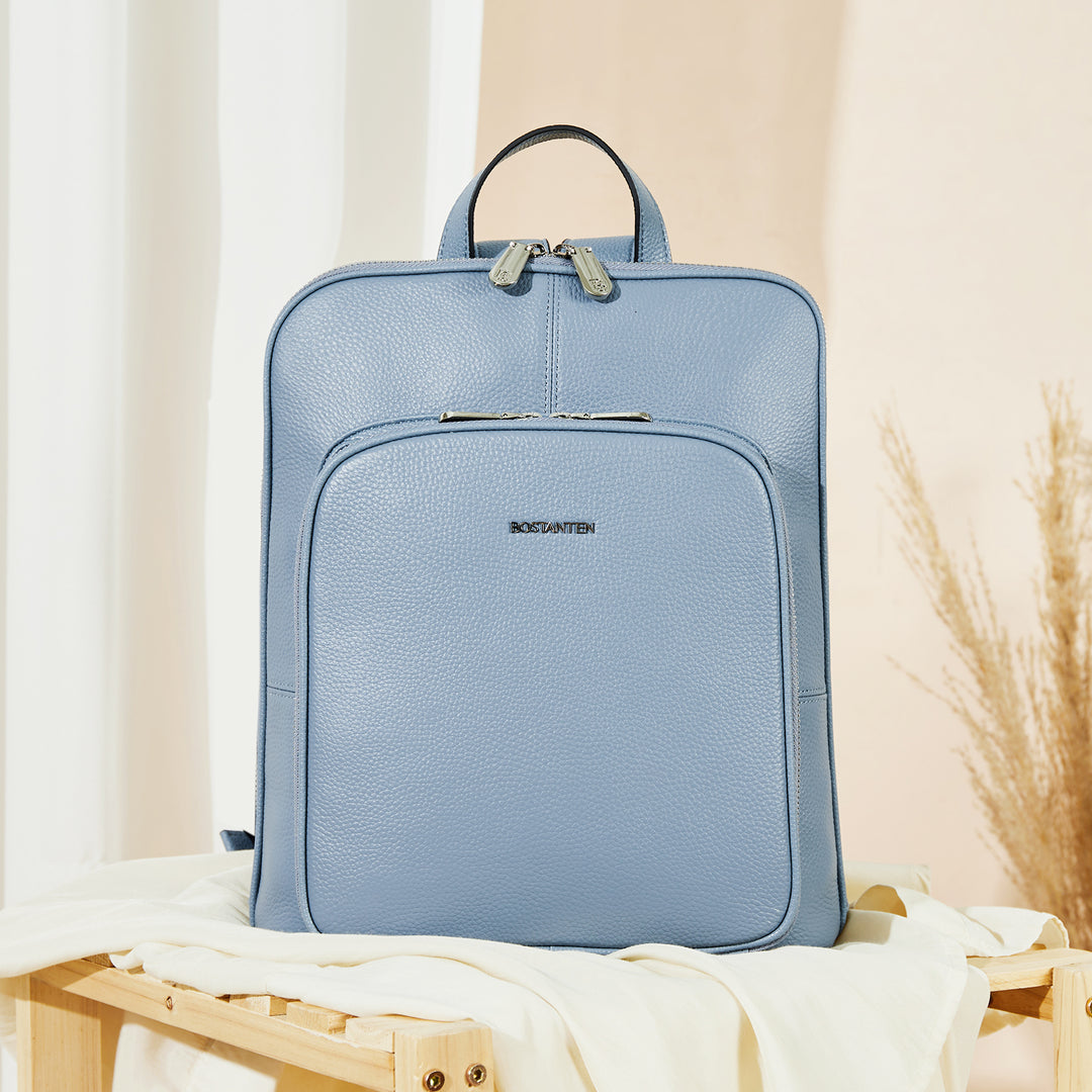 Vrba Genuine Leather Backpack Purse — Courage